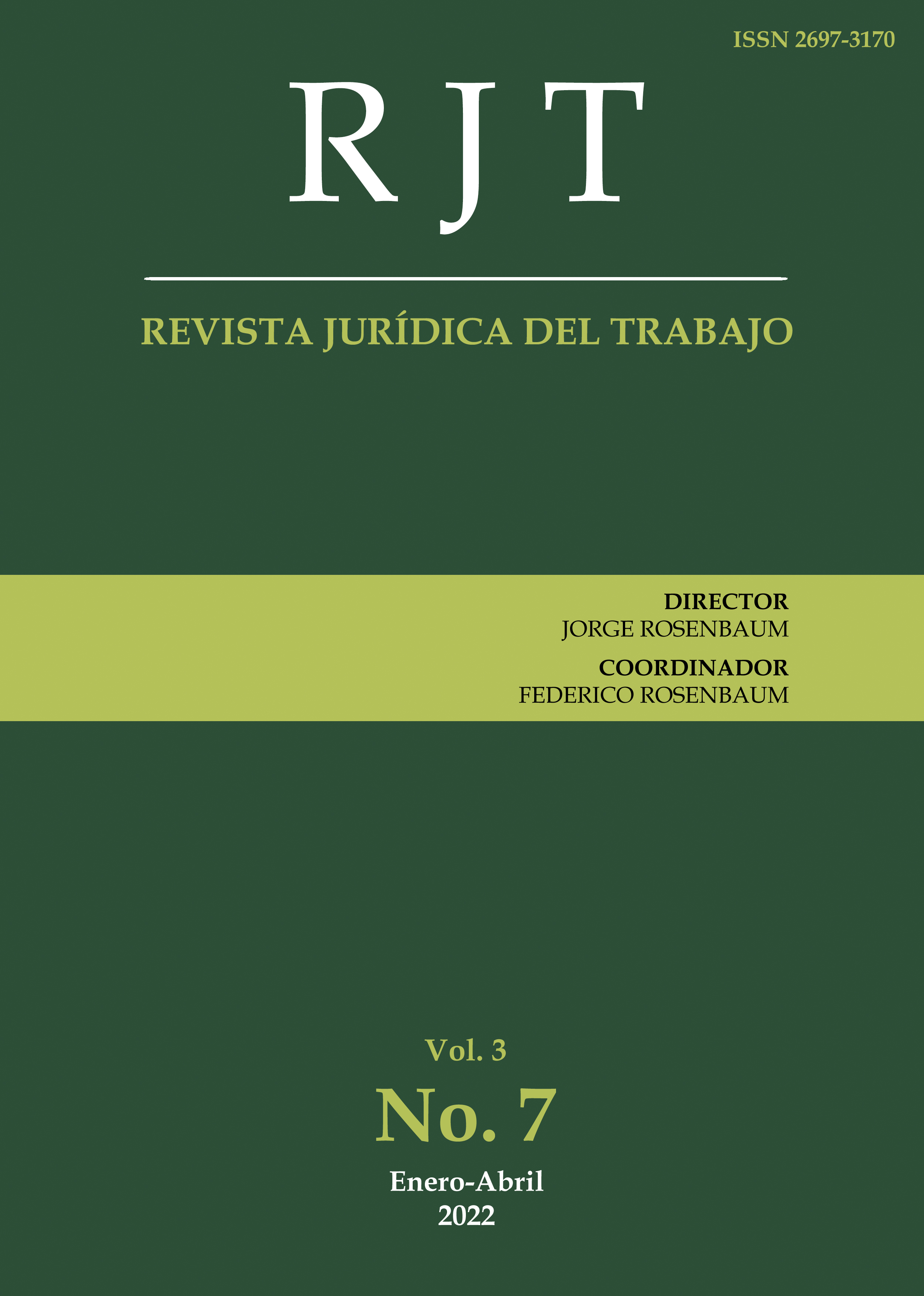 					Ver Vol. 3 Núm. 7 (2022): Nº 7
				